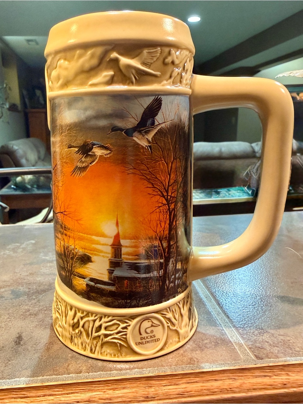 Ducks Unlimited Terry Redlin collection beer stein